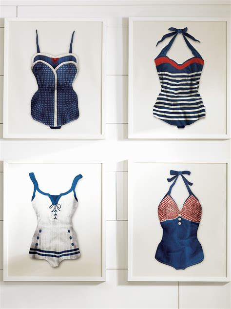 vintage swimsuit wall art|vintage swimwear for women.